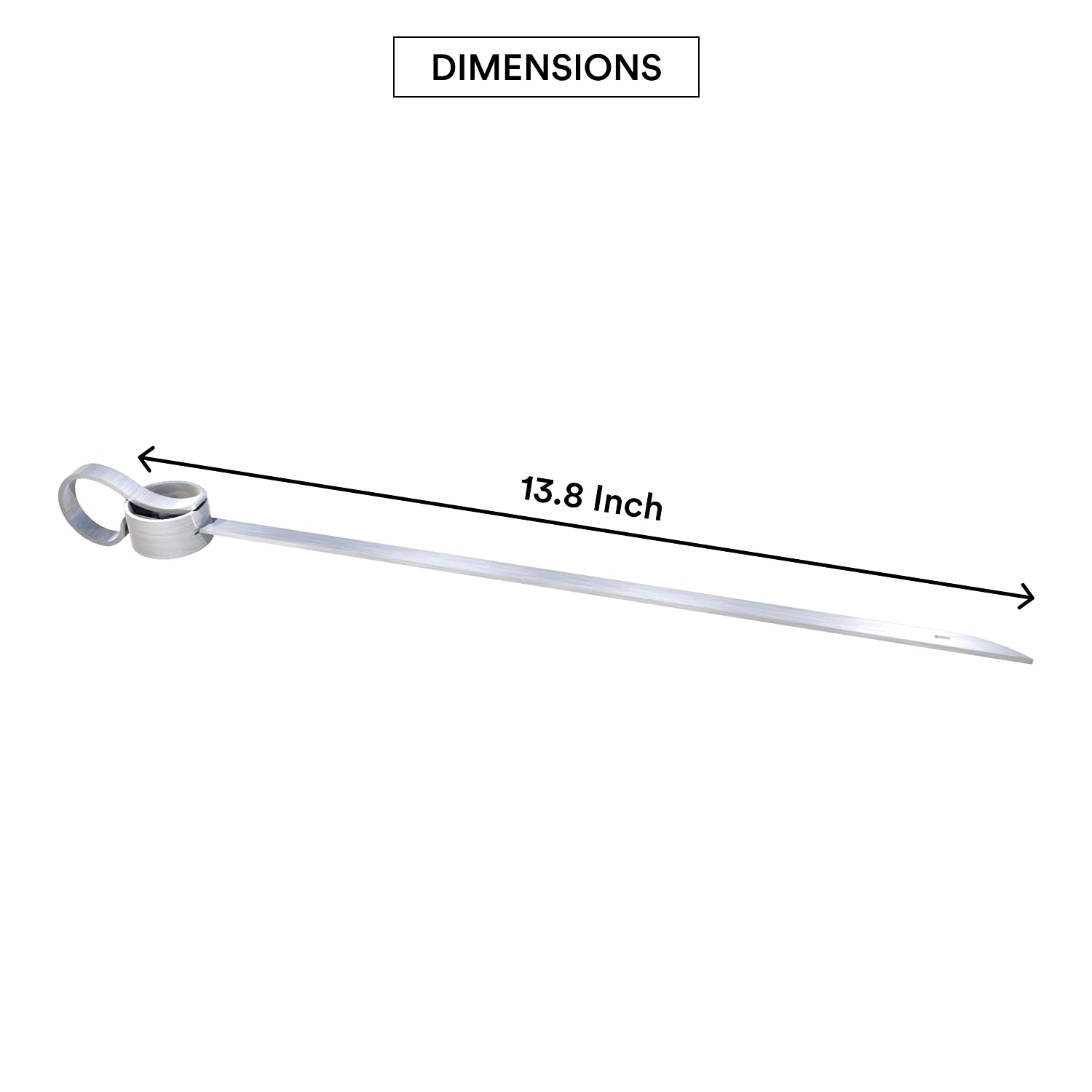 Spitfire Skewer With Food Puller (Pack Of 10, 13.8 Inches Long) Stainless Steel, Ultimate Outdoor Cooking Gear For Bbq, Kabob, R