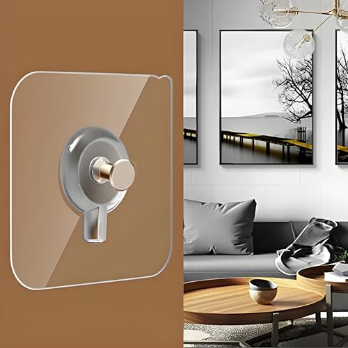 Jialto Adhesive Hooks For Wall Heavy Duty 6Mm Nail Wall Hooks Adhesive For Photo Frame Hanging Hooks Wall Hook For Wall Hanging 