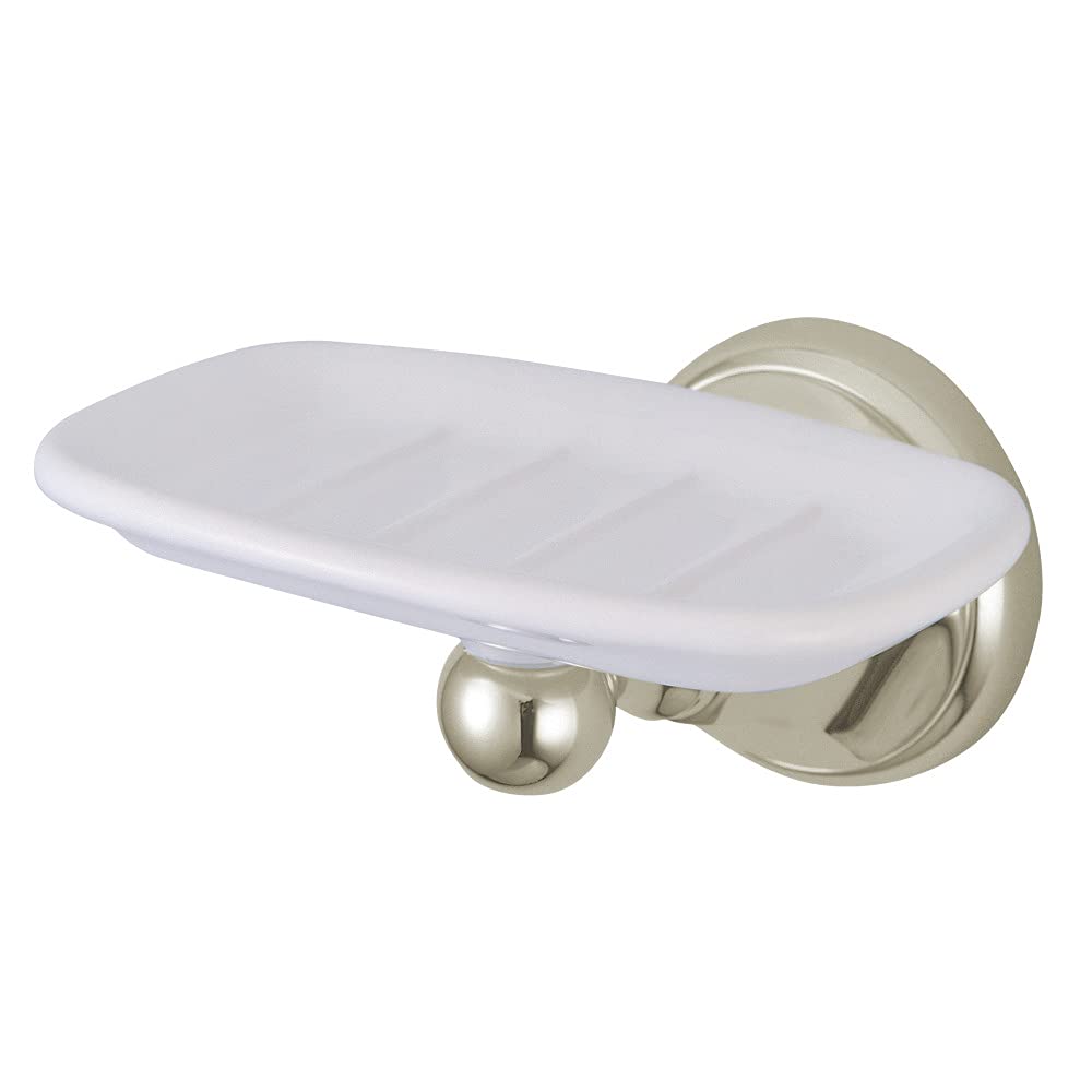 Kingston Brass BA4815SN Metropolitan Wall Mount Soap Dish Holder  Brushed Nickel