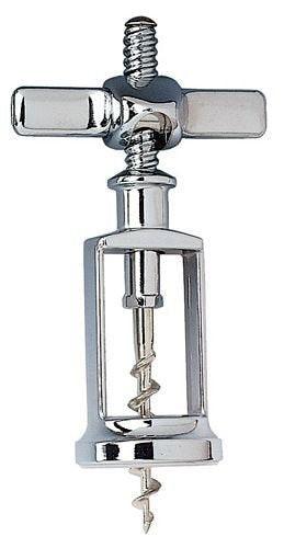 Chrome Plated Stainless Steel Automatic Corkscrew With Spin Handle
