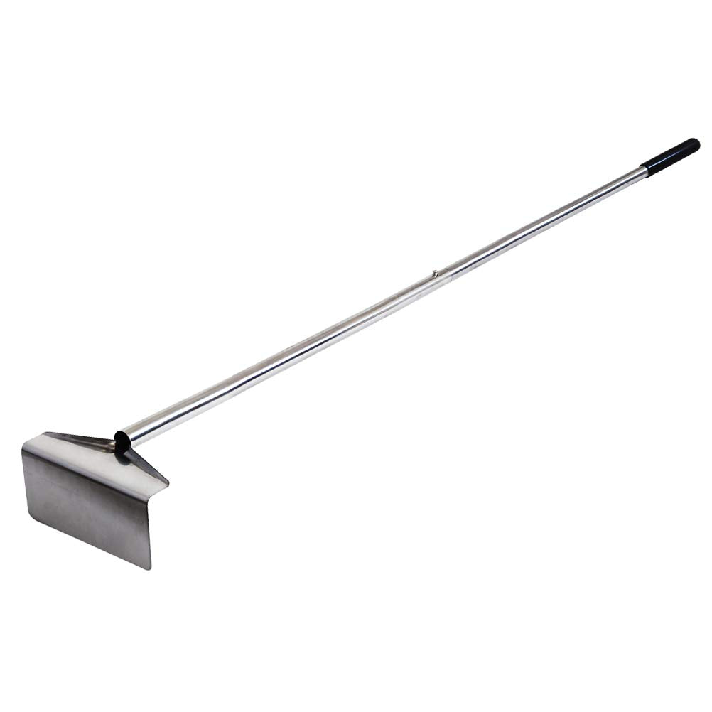 Charcoal Grill Rake Grill Ash Tool Accessories,Charcoal Kettle Grill Pizza Oven Ash Rake Stainless Steel-32 Inch