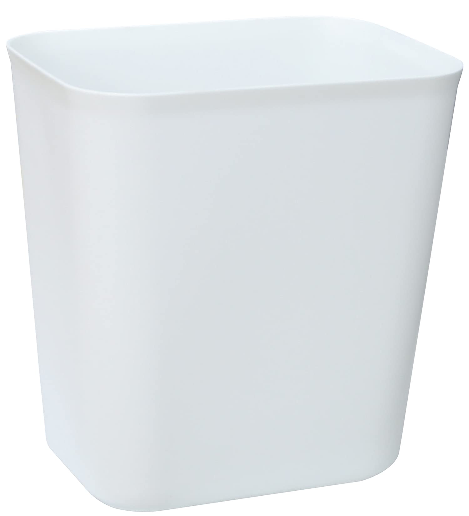 Nipogear 3 Gallons Efficient Trash Can Wastebasket, Fits Under Desk, Kitchen, Home, Office (White, 3 Gallons)