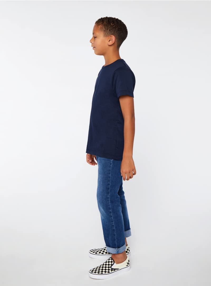 LAT Youth Fine Jersey Tee - Royal  L