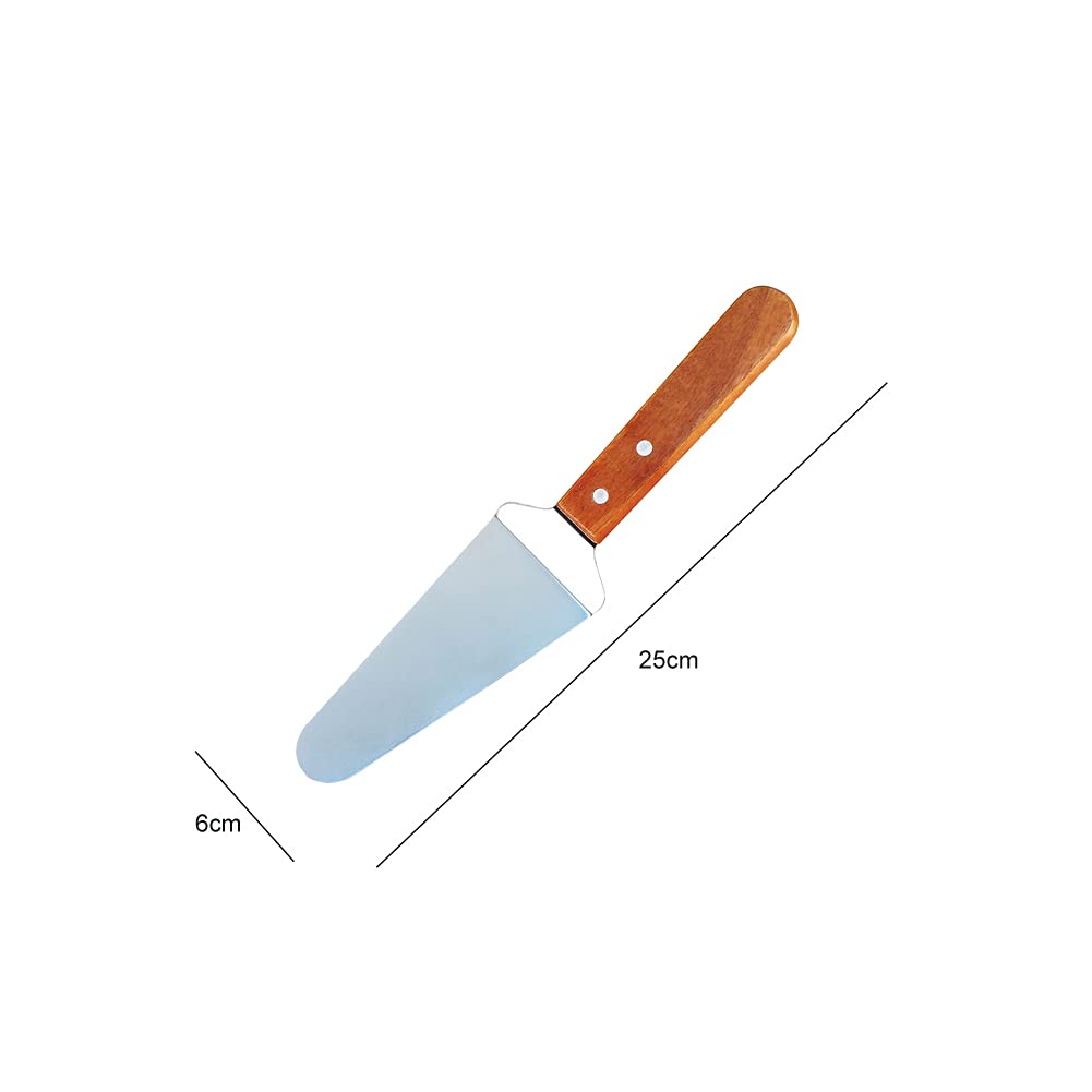 1 Piece Pie Server Stainless Steel Pie Server Shovel Cake Holder Transfer Triangular Transfer Spade Spatula Baking Server Shovel