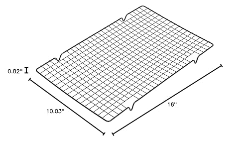 Wilton Industries Perfect Results Mega Cooling Rack, Black (1 Pack)