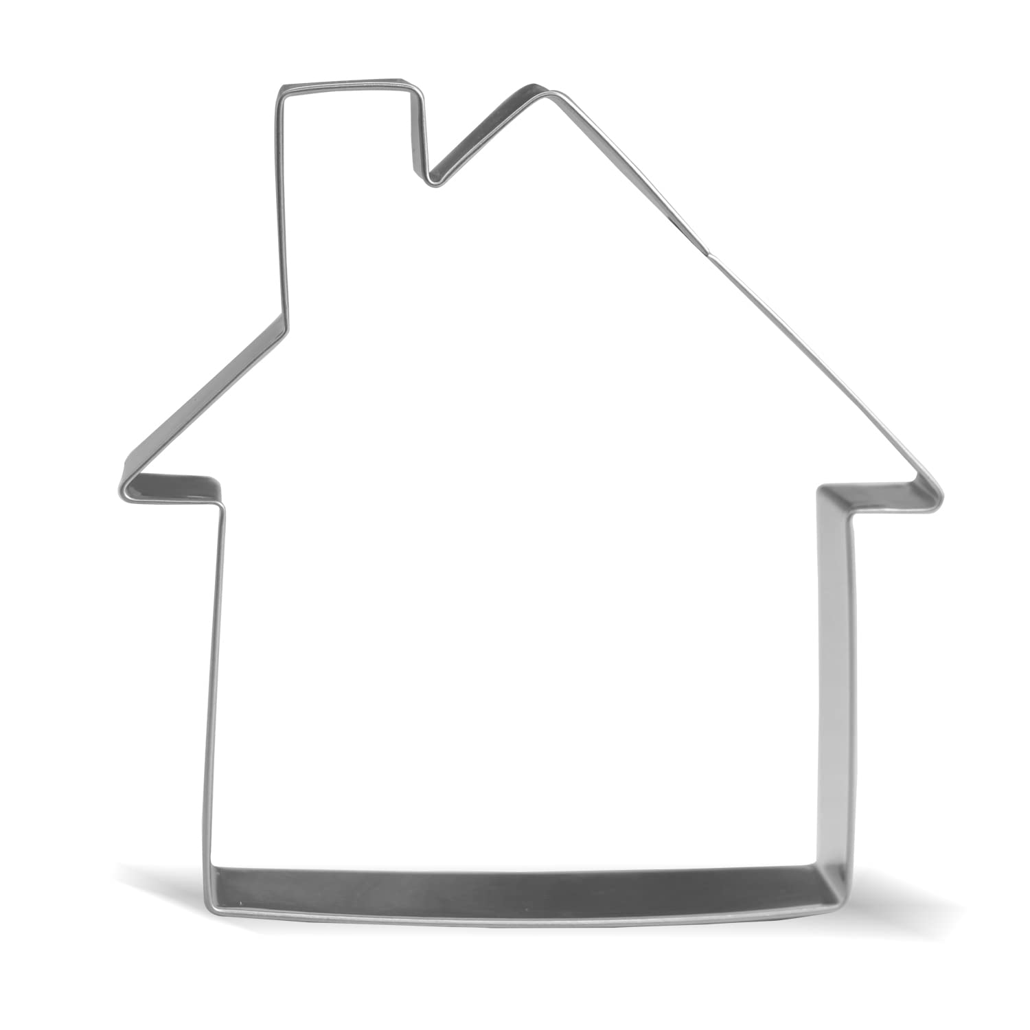 4.5 Inch House Cookie Cutter - Stainless Steel