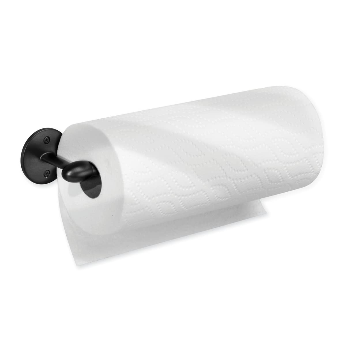 iDesign Orbinni Wall Mounted Metal Paper Towel Holder, Roll Organizer for Kitchen, Bathroom, Craft Room, 13.75 x 2.5 x 4.25, 