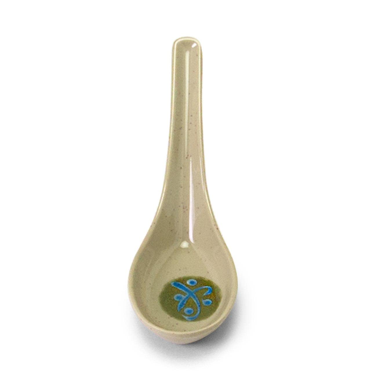 Japanbargain 2344X4, Set Of 4 Soup Spoons Asian Chinese Wonton Spoon Japanese Soba Rice Spoon Pho Spoon Ramen Noodle Soup Spoons
