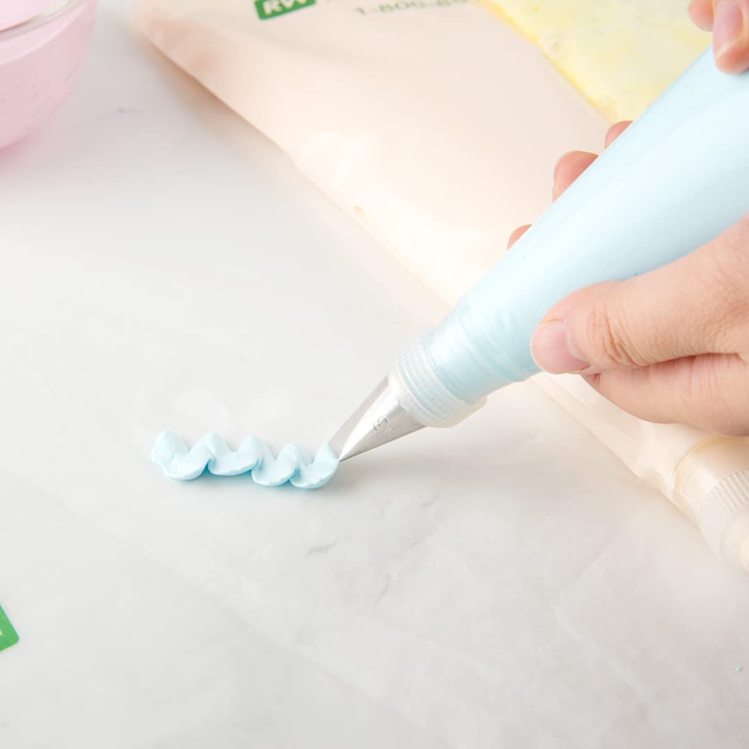 Restaurantware Pastry Tek Petal Tip 1 Reusable Decorating Cake Tip - #103 Dent-Resistant Stainless Steel Rose Frosting Tip Dishw