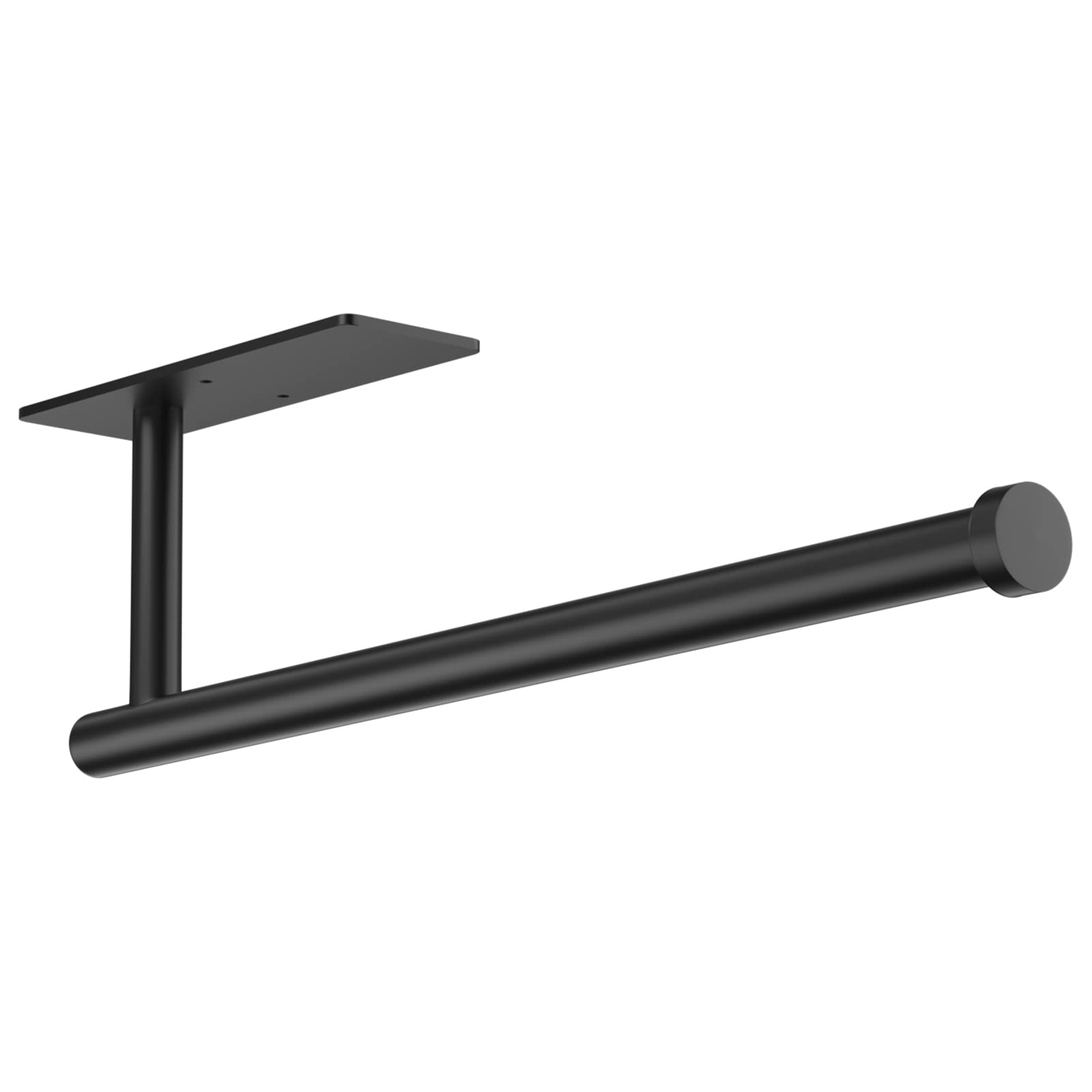 Paper Towel Holder, Self Adhesive Or Screw Mounting, Black Wall Mount, Sus304 Stainless Steel Paper Towel Holder Under Cabinet F
