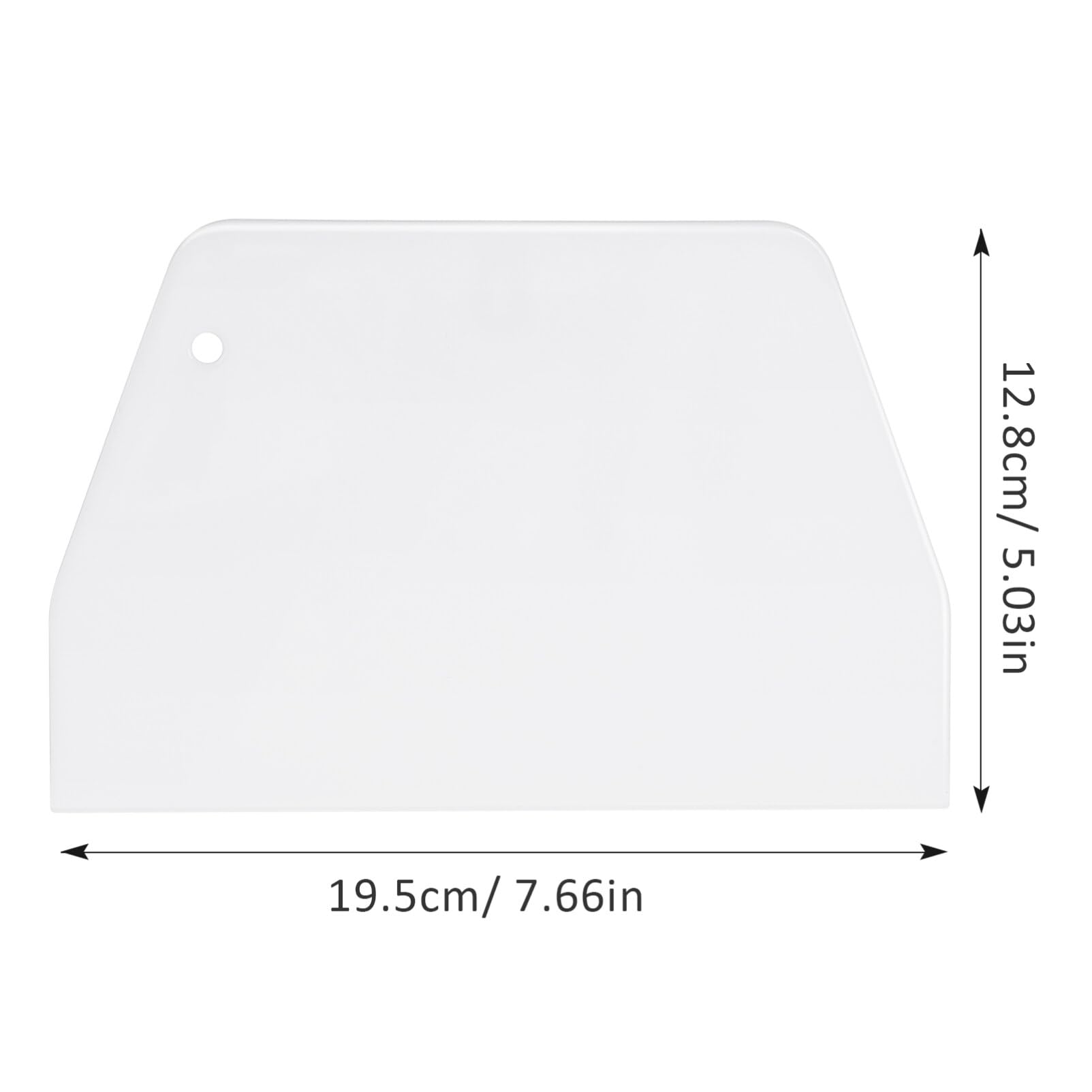 Yarnow Bench Scraper 2 Pcs Plastic Dough Scrapers, Multipurpose Food Scrappers, Food- Grade Bench Scrapers For Dough Cake Bread