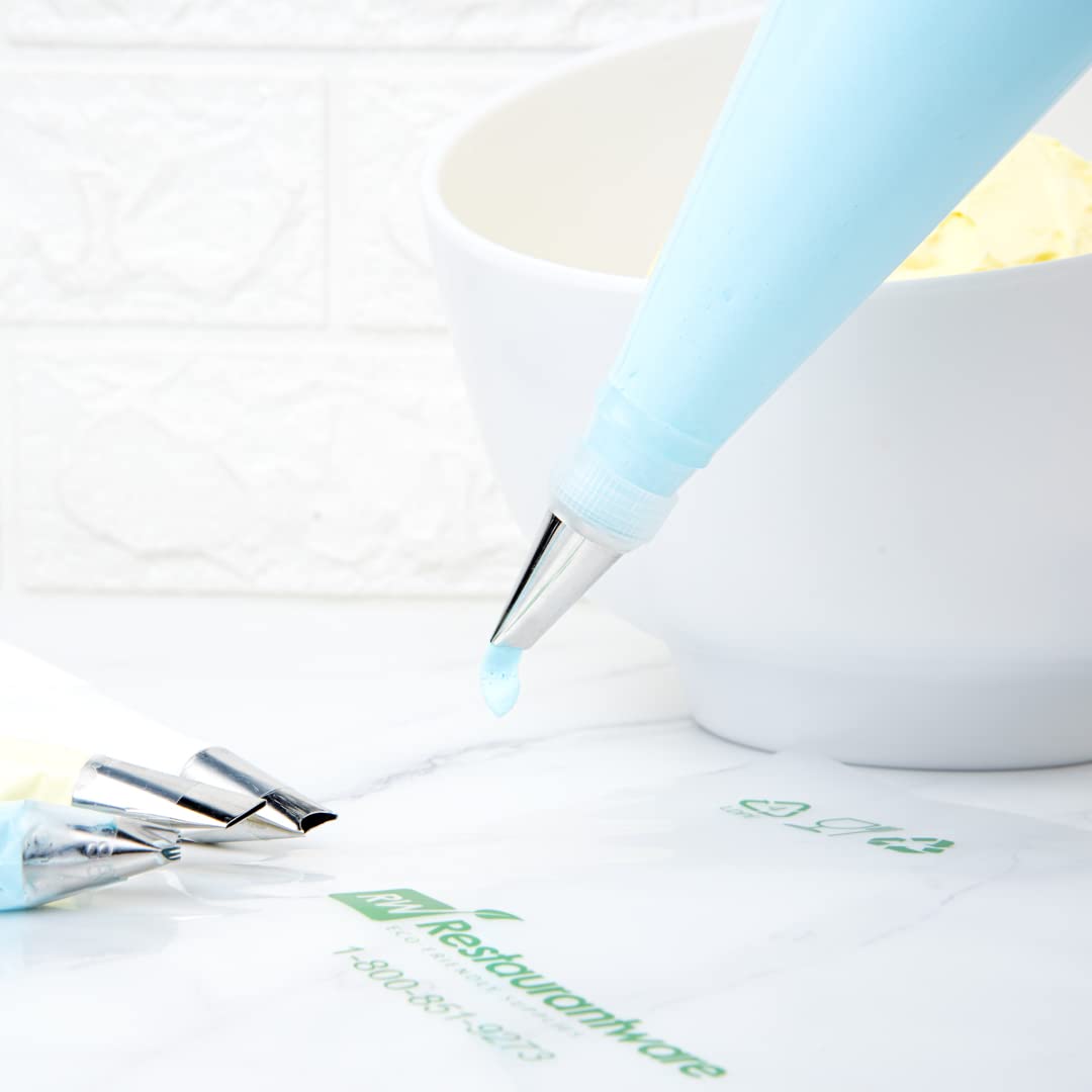 Restaurantware Pastry Tek Petal Tip 1 Reusable Decorating Cake Tip - #101 Dent-Resistant Stainless Steel Rose Frosting Tip Dishw
