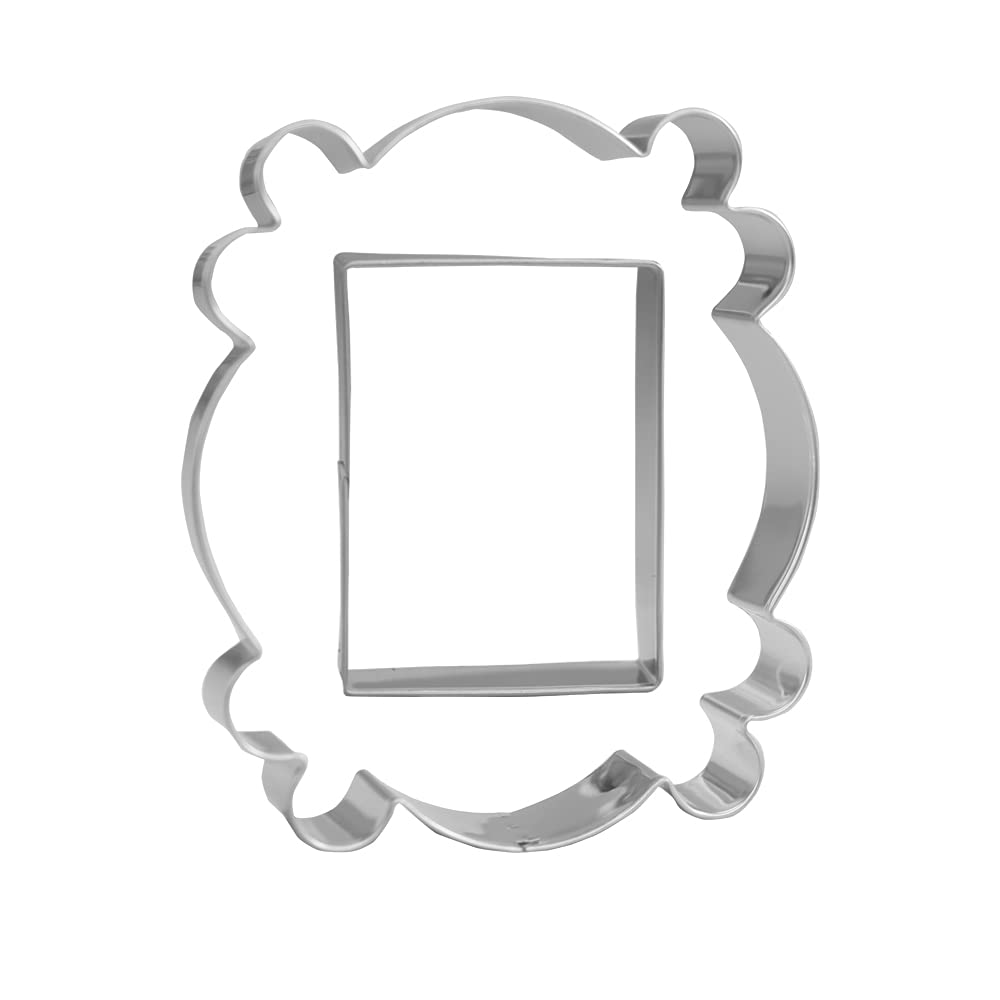 Door Frame Cookie Cutter Set - 2 Piece - 4.5    Door Frame, 2.7    Rectangle - Stainless Steel