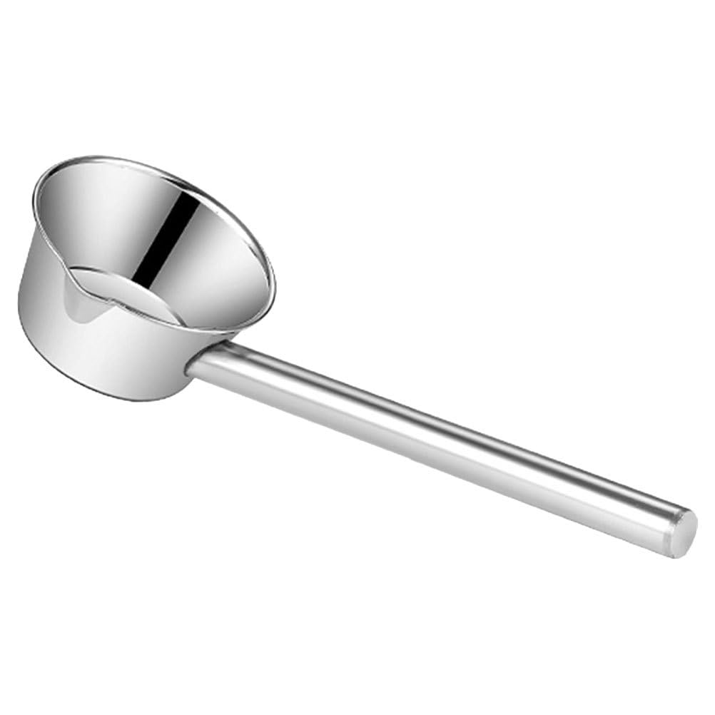 MAGICLULU Long Handle Water Scoop 18.11 inch Stainless Steel Water Ladle for Gardening Soup Serving and Kitchen Use Ergonomic Gr