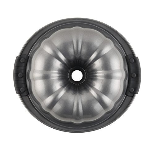 Anolon Advanced Nonstick Fluted Mold Baking Pan, 9.5 Inch, Gray, Carbon Steel