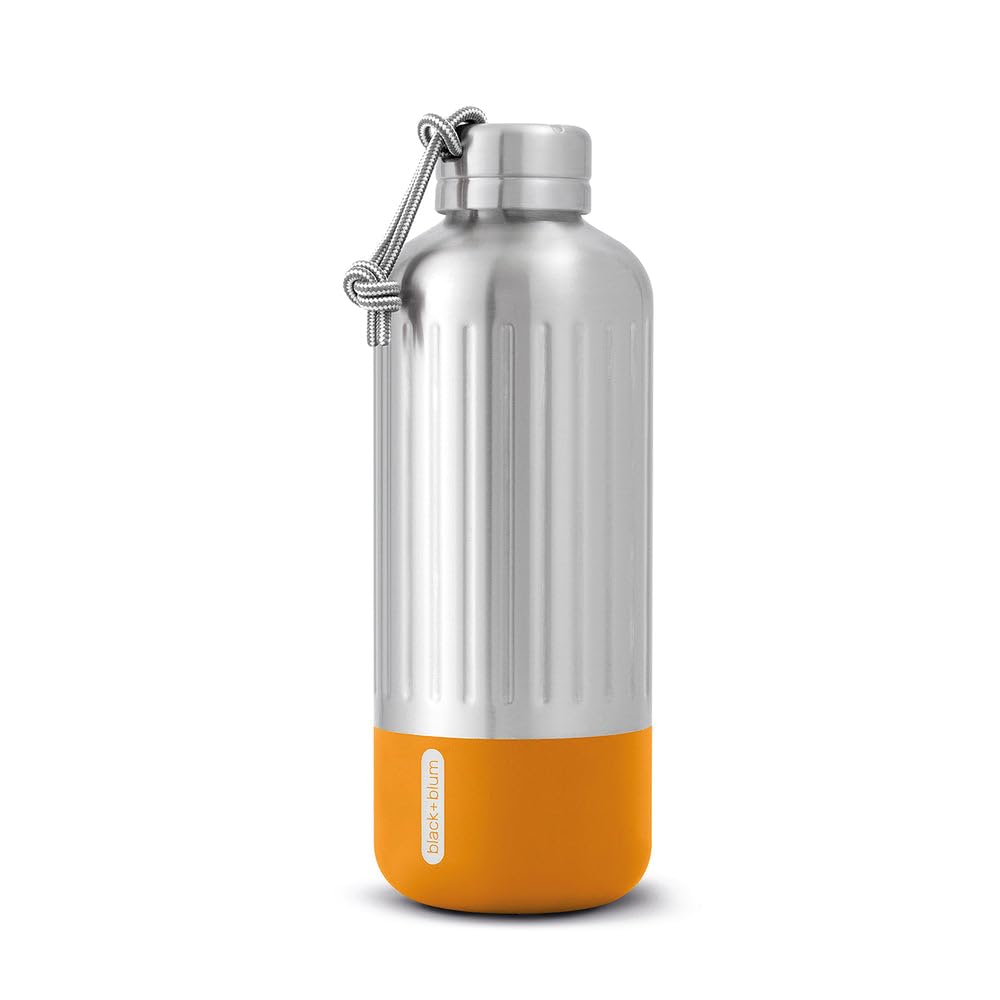 BLACK + BLUM Explorer Insulated Water Bottle | Leakproof | 29 oz | Orange