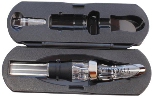 Cork Pops Vinoair Premier Aerator, 2.75X1.75X6.50, Black