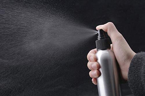 3 Pcs Aluminum Fine Mist Spray Bottle With Black Pump Sprayer Empty Sample Atomizer Containers For Essential Oils Perfume Aromat