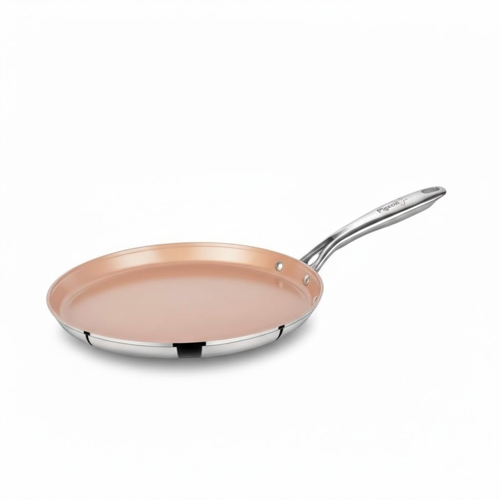 Pg Cerrasteel Ss Clad Flat Tawa 280 Copper