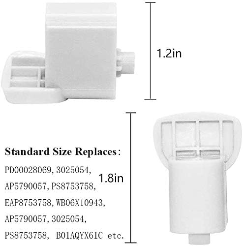 Upgraded 2 Pack Wb06X10943 Handle Support Microwave Replacement Part By Ami Parts Exact Fit For G.E Replaces Ap5790057 Ps8753758