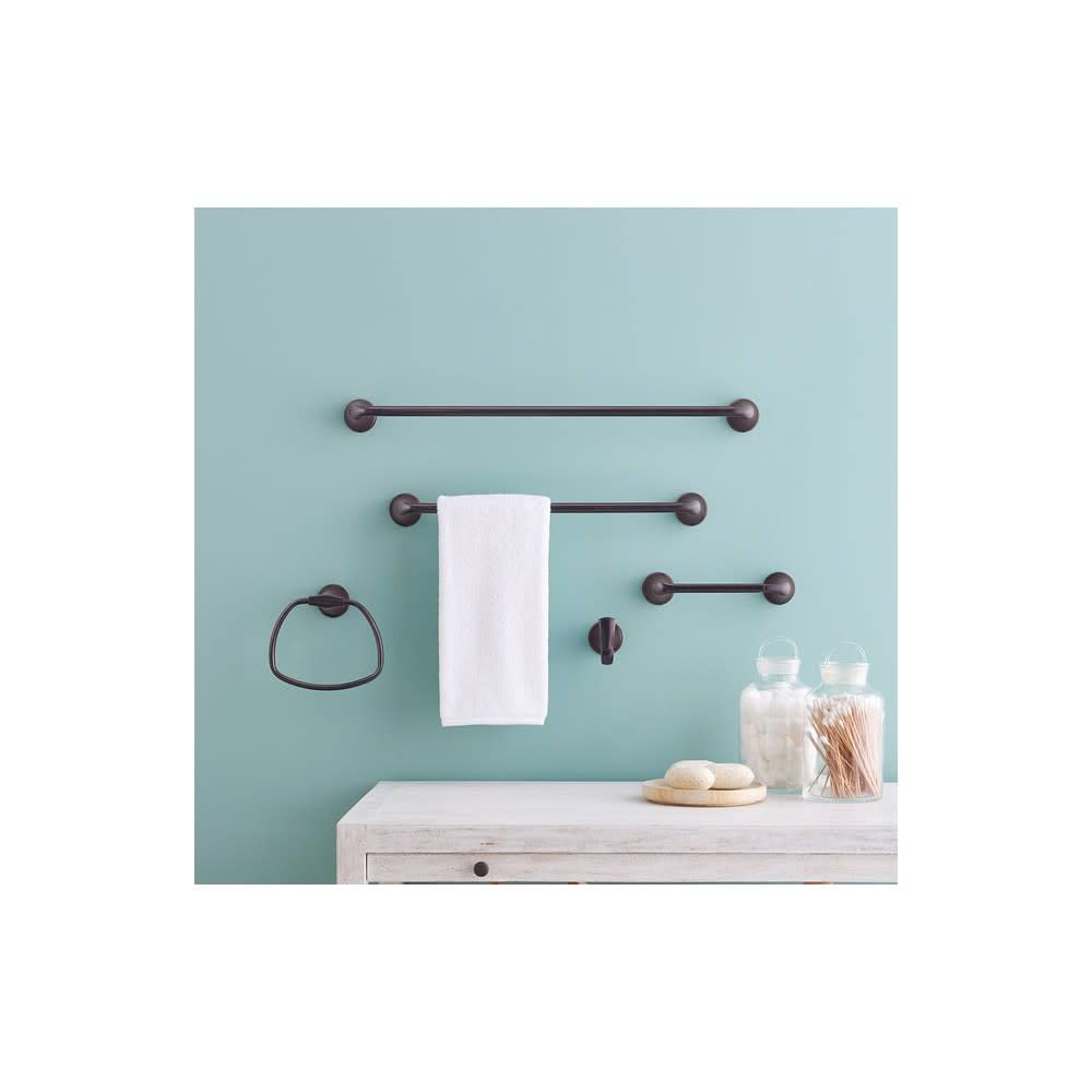 Moen/Faucets My4818Brb Tiffin Mediterranean Bronze 18'' Towel Bar