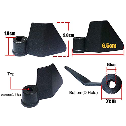 FTVOGUE Stainless Steel Bread Maker Paddle Replacement Part - Non-stick Mixing Paddle, Model 8541987910, Black