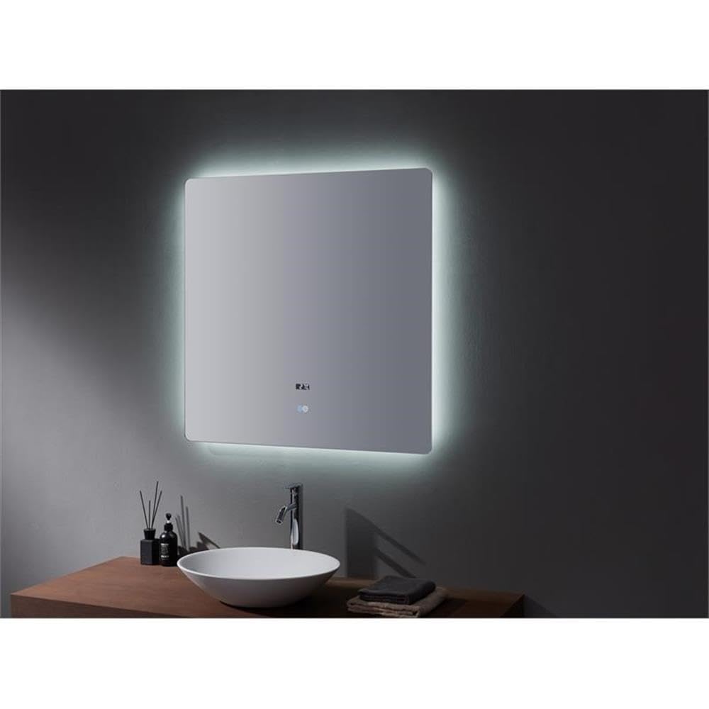 Lugano 36'' Wide x 36'' Tall LED Mirror w/ Defogger