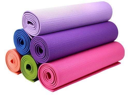 Ts Playy Yoga Mat  Fitness Yoga And Exercise Mat (4 Mm Thick) Random Color