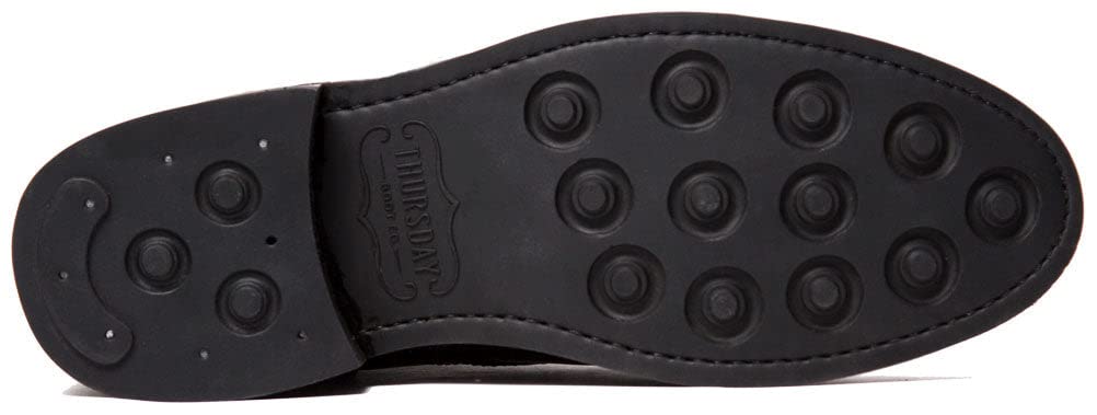 Thursday Boot Company Menas Captain Cap Toe Leather Boots, Black, 10