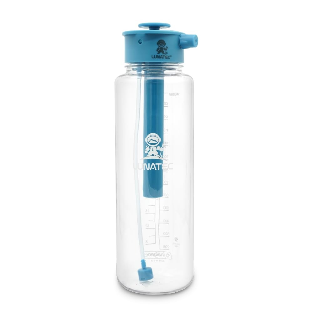 Lunatec 1500ml Mist, Shower & Hydration Spray Water Bottle. 3in1 Cooling, Cleaning & Drinking With Mister, Stream & Shower Pat
