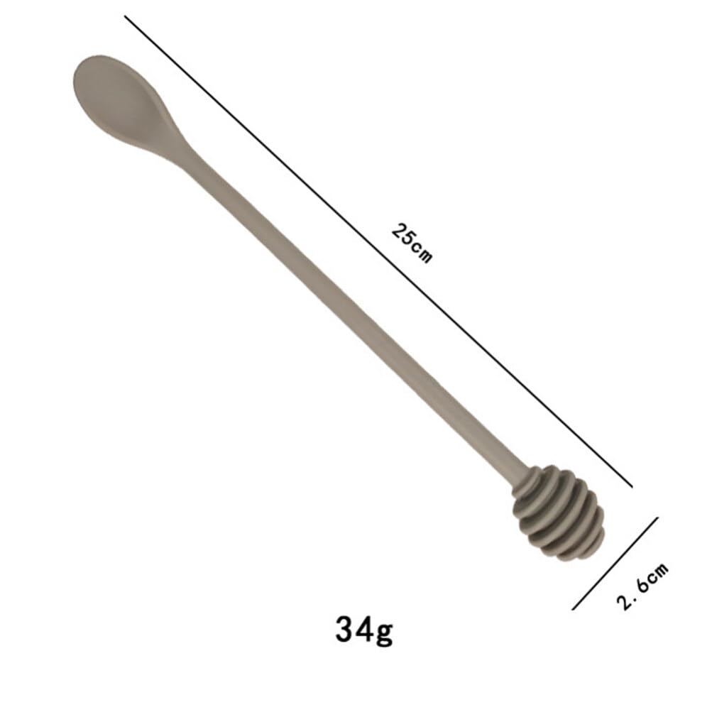 Alipis Syrup Dipper Honey Dipper Stick Silicone 2Pcs Syrup Dipper Stick Honey Mixing Stirrer Spoon Silicone Mixing Spoon For Hon