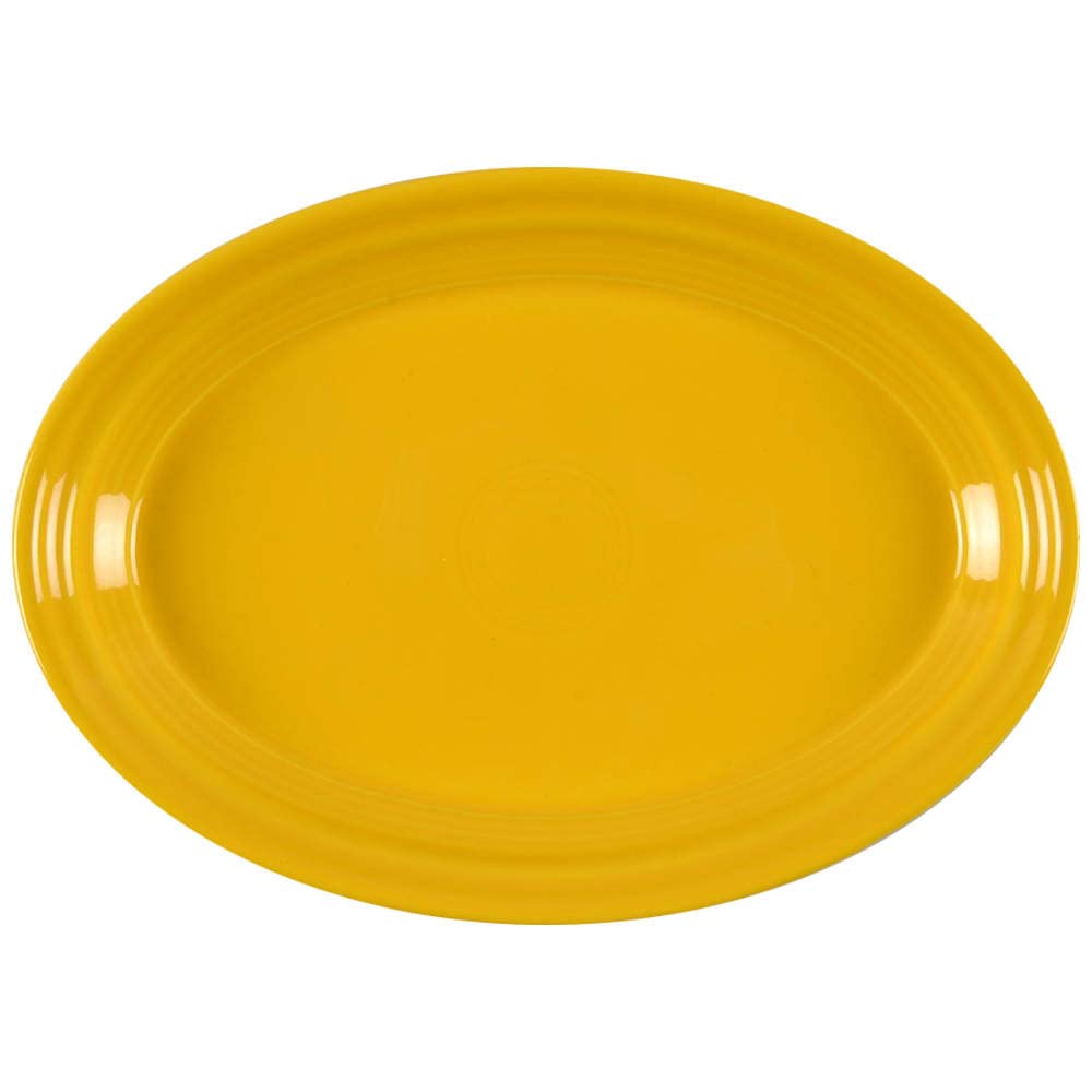 Homer Laughlin 9-5/8'' Small Oval Platter, Daffodil