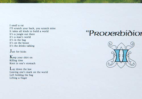 T. E. Breitenbach Proverbidioms Ii - Poster 28X22 Inches