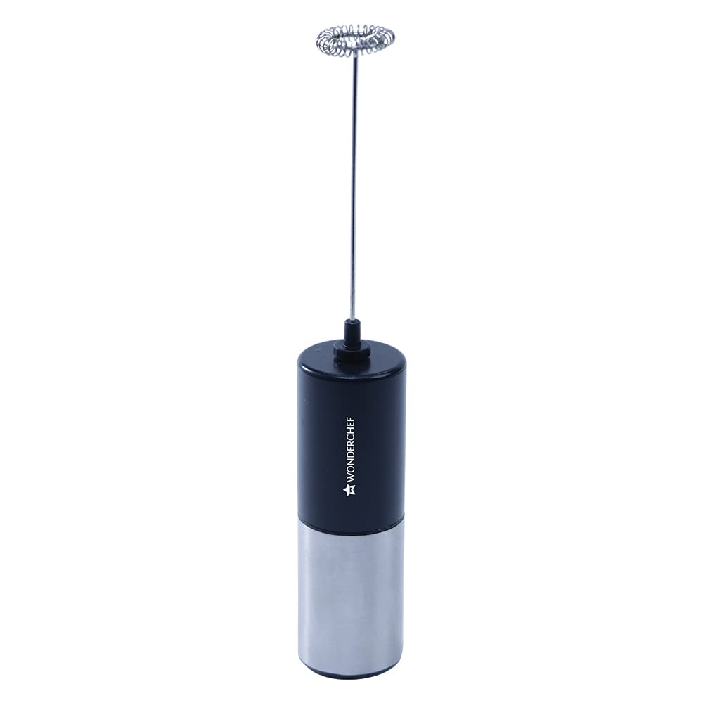 Wonderchef Regalia 6W Milk Frother For Coffee  Handheld BatteryOperated For Coffee, Lattes, Lemonade, Hot Chocolates And Shake