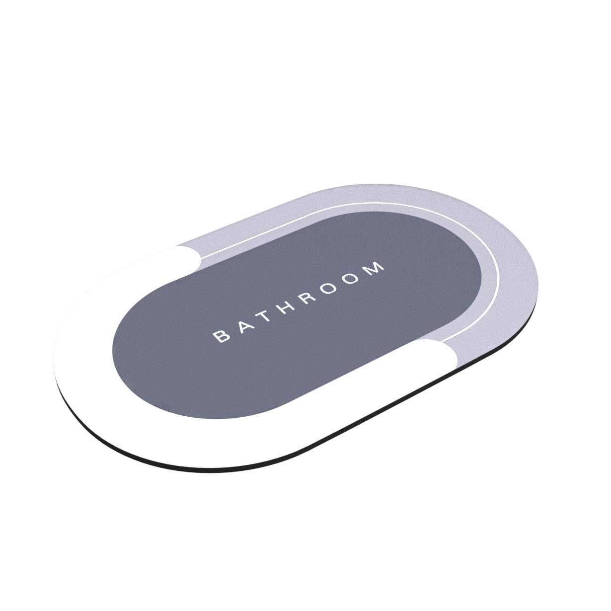 Deparnit Bath Mat, Bathroom Rugs Super Absorbent Shower Mats Quick Dry Thin Rubber Mats For Bathroom Floor Fit Under Door Bath M