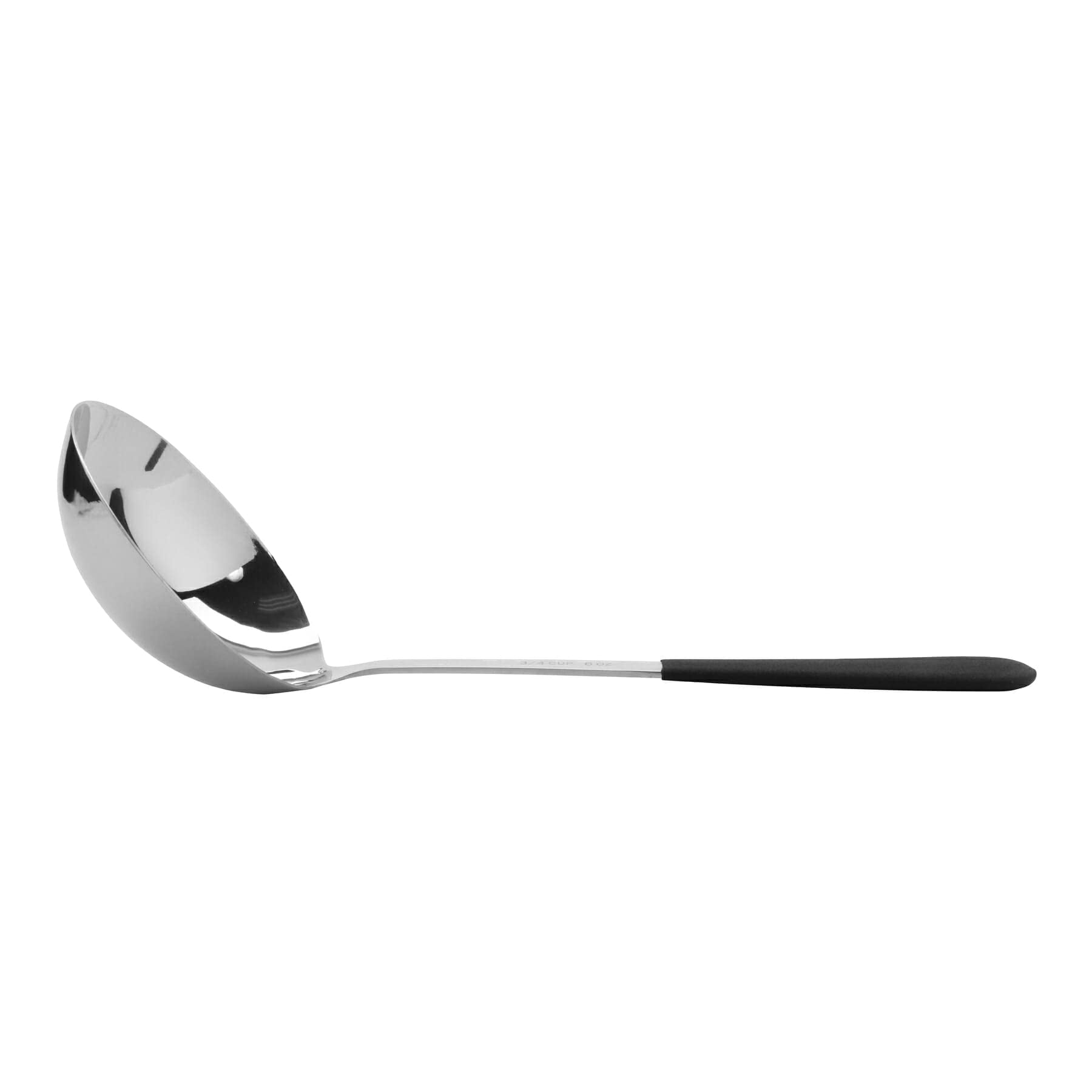 Get Bsrim-54-Bk Portion Control Spoon, 6 Oz, Stainless Steel