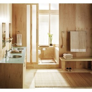Moen Dn8390Ch Retreat Glass Vanity Shelf, Chrome