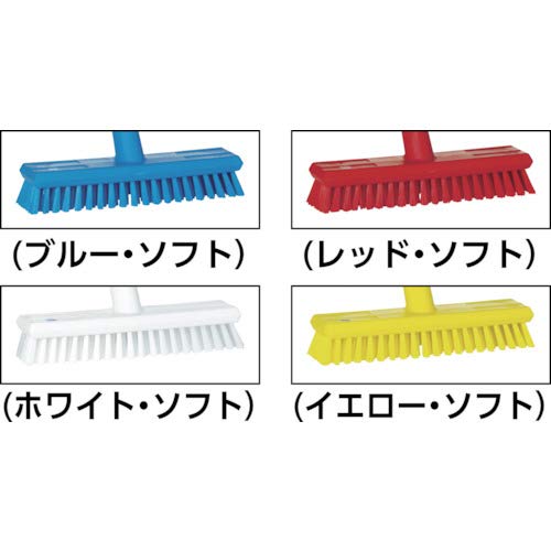 Vikan, Red Deck Scrub,Medium,11'',Pp/Pbt, 7043