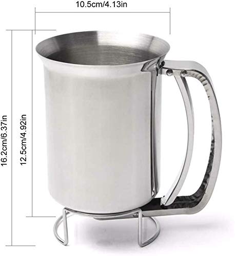 Stainless Steel Mix Dispenser - Pancake Dispenser - Pancake Batter Dispenser Kitchen Batter Dispenser - Cupcake Batter Dispenser