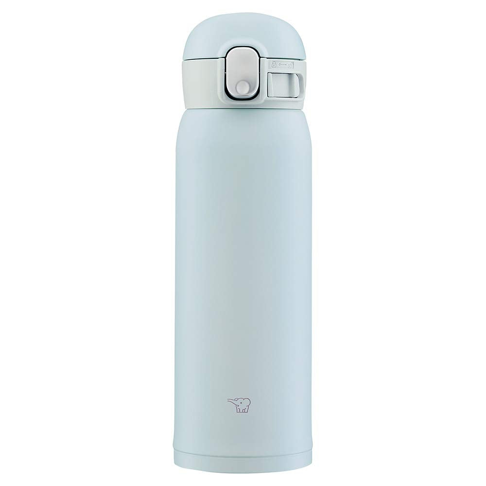 Zojirushi One-Touch Stainless Steel Mug Seamless, 0.48 L, Ice Gray