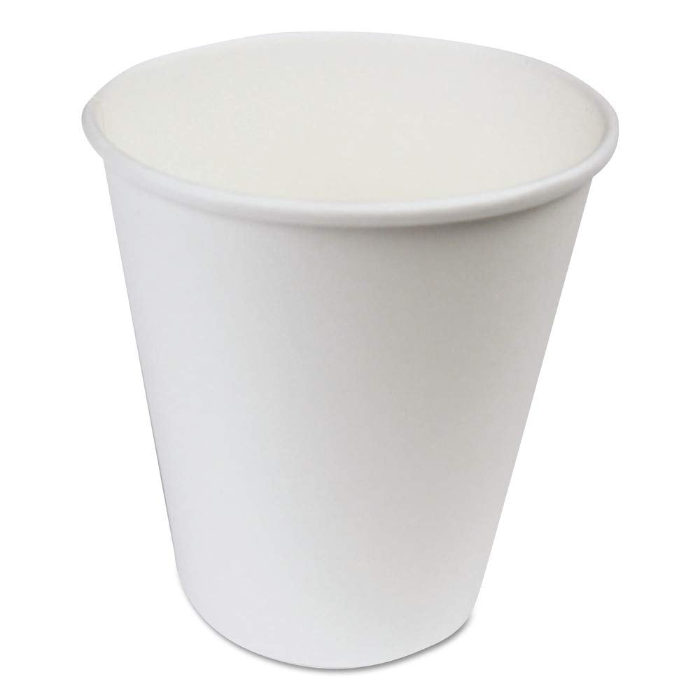 Boardwalk Paper Hot Cups, 1000 Count, 10 oz, White