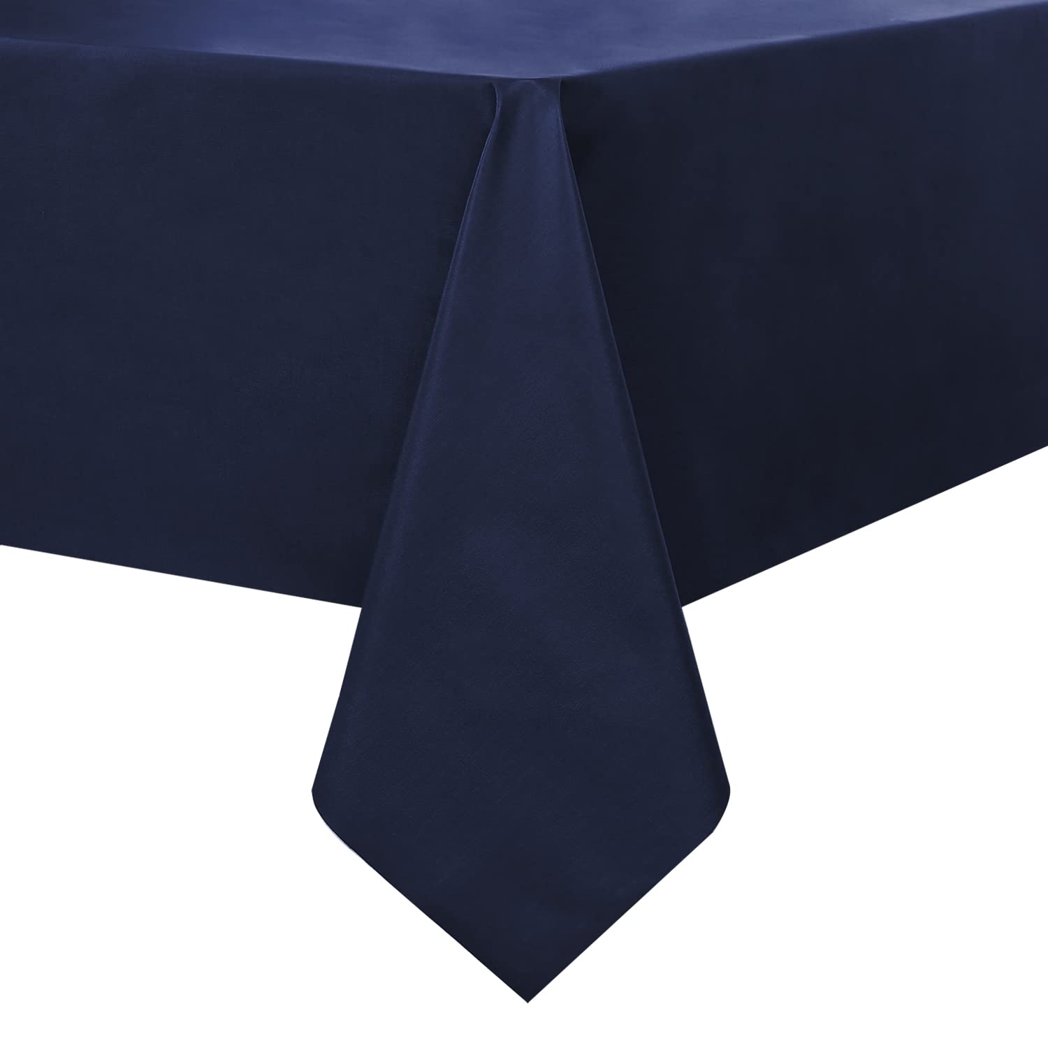 Romanstile 100% Waterproof Pvc Tablecloth, Rectangle Oil Spill Proof Stain Resistant Vinyl Table Cloth, Wipe Clean Plastic Table