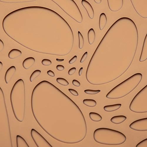 Modern Twist Trivet, 100% Food-Grade Silicone, Up To 675 Degree F Potholder, Single Hot Pad For Tabletop Or Countertop, Waterpro