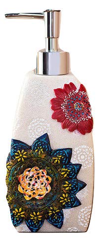 Floral Blossoms Bathroom Collection  Soap/Lotion Pump