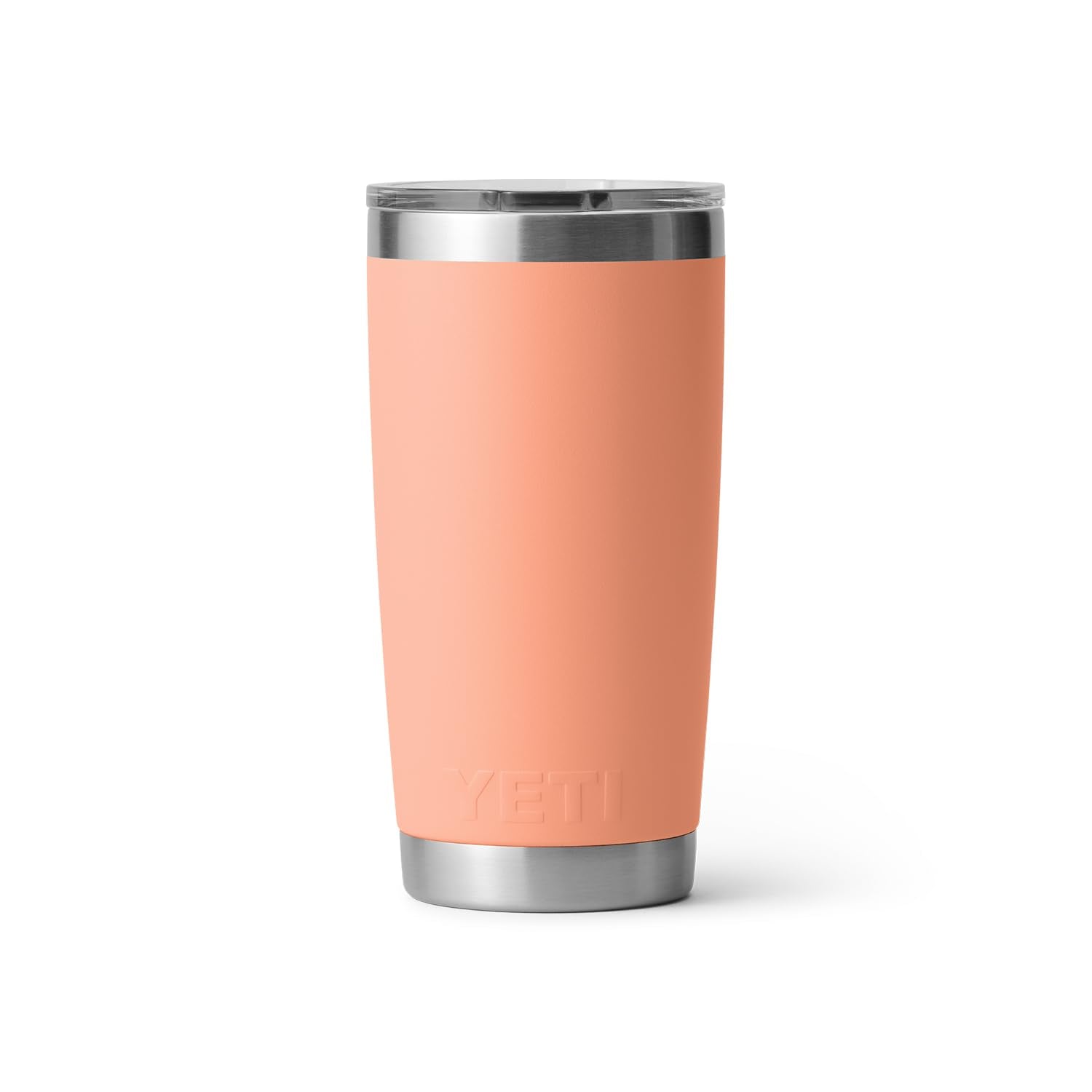 Yeti Rambler 20 Oz Tumbler, Stainless Steel, Vacuum Insulated With Magslider Lid, Lowcountry Peach