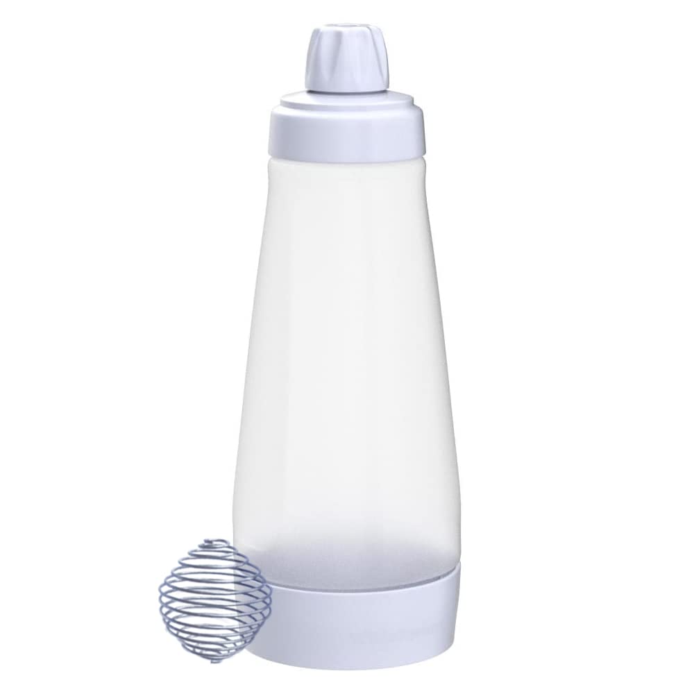 Ucraft Kitchen Pancake Batter Dispenser - 2-In-1 Pancake Dispenser Mixer Bottle With Stainless Steel Wire Whisk Ball - Pancake M