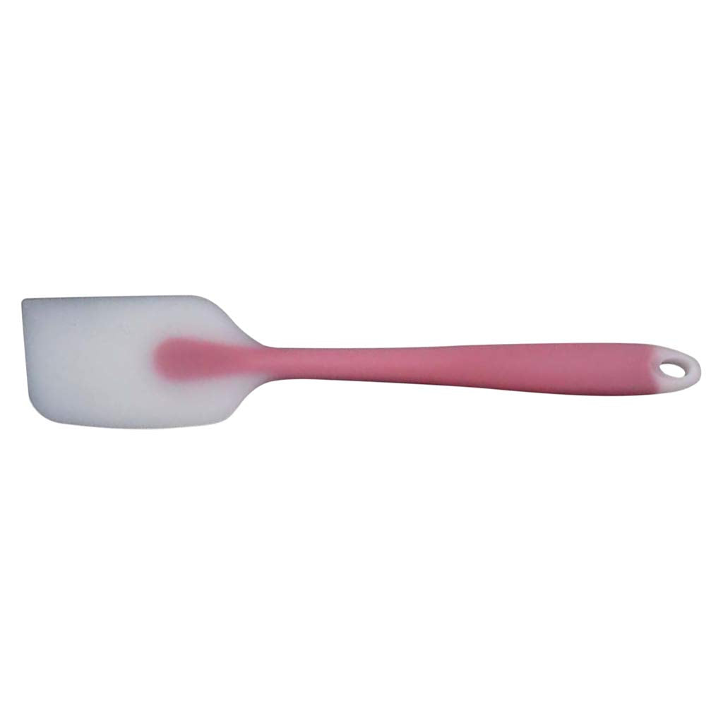 Ujeavette Long Handle Silicone Spatula HeatResist Cake Decorating Scraper Rose Red