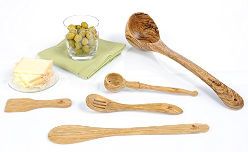 Berard 26272 French Olive-Wood Handcrafted Olive Spoon