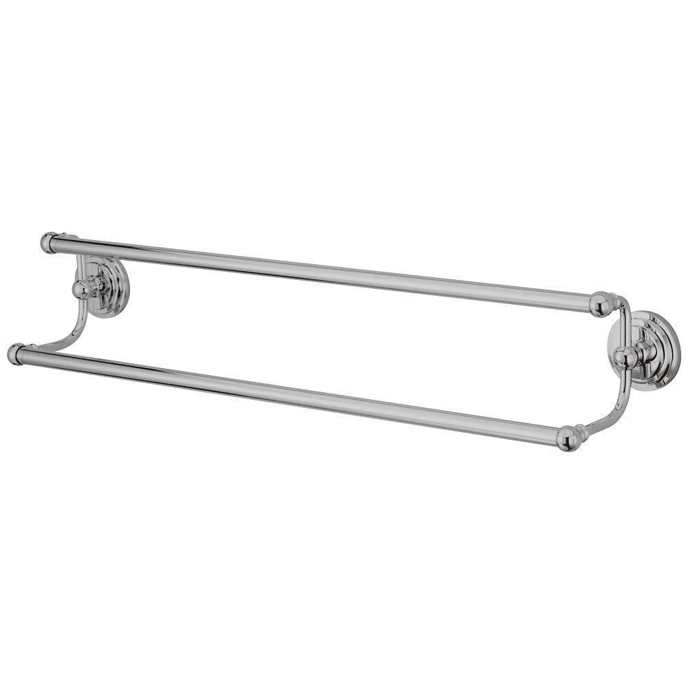 Kingston Brass Ba2713C Milano 24'' Dual Towel Bar, Polished Chrome