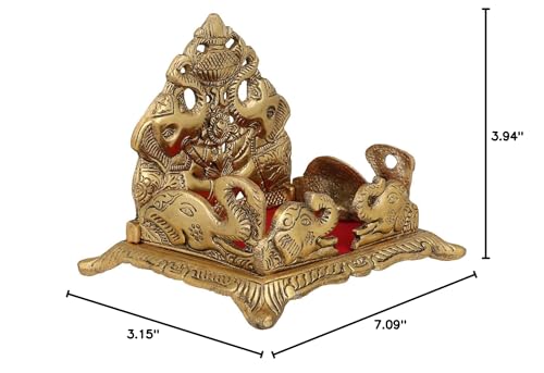 Prince Home Decor & Gifts Handcrafted Krishna Ladoo Gopal/Laddu Bal Gopal White Metal Sihasan, Religious Puja Gifts And, Showpie